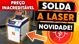 NOVIDADE MÁQUINA DE SOLDA A LASER ECONÔMICA PORTÁTIL  TRANSLASER [upl. by Gibrian]