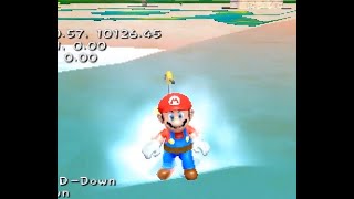 Beta Healing Mechanics C  Super Mario Sunshine 2001 Spaceworld Hack [upl. by Aiahc]