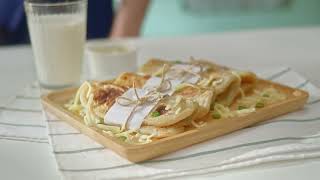 Cheese Roti Canai  Panasonic Bread Maker Recipe [upl. by Lovering]