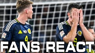 JURASSIC CLARKE SCOTLAND FANS REACT TO ANOTHER DEFEAT AGAINST POLAND [upl. by Behm]