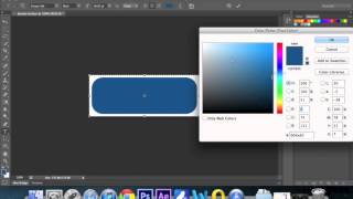 Photoshop tutorial 3 Creating website buttons [upl. by Santa403]