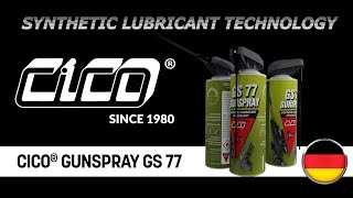 CICO® GUNSPRAY GS 77  Synthetischer Hochleistungsschmierstoff für Kurz und Langwaffen [upl. by Rehpotsirahc]