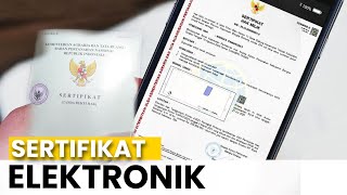 MENGENAL SERTIFIKAT ELEKTRONIK SERTA FUNGSINYA [upl. by Yadrahs]