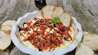 Simple Bruschetta Goat Cheese Dip [upl. by Baumbaugh962]