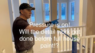 Pillars Paint and Projects todays busy house build update Part 21 [upl. by Aliahs]