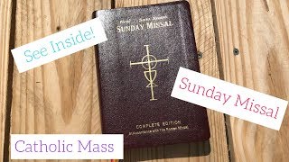 See Inside My Sunday Missal  Roman Catholic [upl. by Tran]