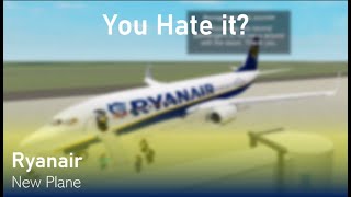 NEW RYANAIR 737  ROBLOX  A lot of voicecracks [upl. by Drawdesemaj246]