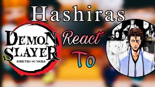 Hashira React to Ubuyashikis Crow as Aizen  Part 2 Demon Slayer React  gacha club [upl. by Yerxa910]