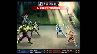 Marvel Avengers Alliance PVP Time Hulk amp Viúva Negra Trajes Era de Ultron [upl. by Lanevuj244]