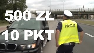 500 zł mandatu za popularne przewinienie  Na Drogach [upl. by Ayatan]