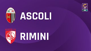 Ascoli  Rimini 01  Gli Highlights [upl. by Ibbie]