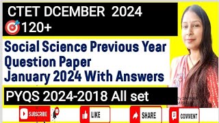 CTET SOCIAL SCIENCE PAPER 2SOCIAL SCIENCE PAPER 2 CTETCTET DECEMBER 2024 [upl. by Amelie]