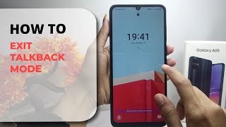 How to Exit Talkback Mode on Samsung Galaxy A05A05s [upl. by Willem]