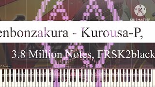 Black Midi Senbonzakura  KurousaP 38 Million Notes FRSK2blacker [upl. by Maya]