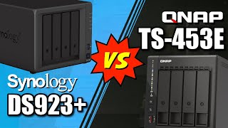 Synology DS923 vs QNAP TS453E NAS Drive Comparison [upl. by Ynnaej]