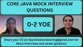 Java Interview Questions  Core Java Interview Questions [upl. by Fulbert]