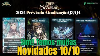 Tree of Savior Update 101024 Novas Quests Classe e Raids Chegando [upl. by Aneekan333]