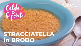 STRACCIATELLA in BRODO VEGETALE RICETTA FACILE e SAPORITA😍🥄🥣 [upl. by Lerat]