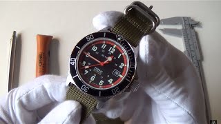 Glycine Combat Sub Automatic Review  The Best Dive Watch Around 1000 Brand Overview 386319ATND9 [upl. by Airdnat]