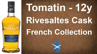 Tomatin 12 year old Rivesaltes Casks French Collection Single Malt Scotch Review by WhiskyJason [upl. by Annuahs]