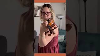 Left Arm and its role in changing strings violintechnique violin [upl. by Ilyk]