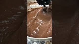 Working on a Chocolate Bundt Cake baking cooking cakebatter oddsatisfying [upl. by Nolasba]