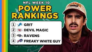 Our Week 10 POWER RANKINGS [upl. by Yehc]