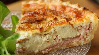 Recette  Quiche jambon champignons [upl. by Chlores]