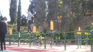 Barandillismo Gimnasia y acondicionamiento para el equilibrio Railing Parkour Balance Training [upl. by Yerfdog837]