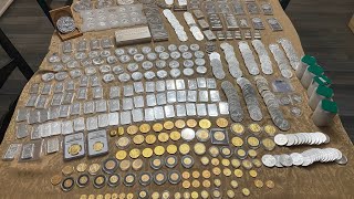 10 Years of Silver Stacking Anniversary Full stack video 1250 ozs of Silver 45 ozs of Gold [upl. by Catto]