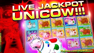 AWESOME UNICOW JACKPOT LIVE CATCH Invaders Return From the Planet Moolah  CASINO SLOTS [upl. by Maia]