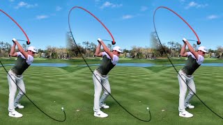 VIKTOR HOVLAND  GOLF SWING  SLOW MOTION [upl. by Oswin345]