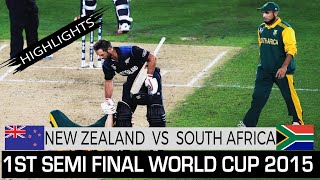 New Zealand vs South Africa 1st Semi final World Cup 2015 at Auckland [upl. by Body]