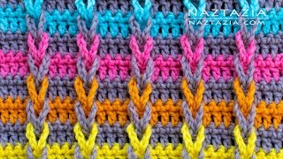 HOW to CROCHET JACOBS LADDER Stitch  Chain Loop Braids by Naztazia [upl. by Stoddart507]