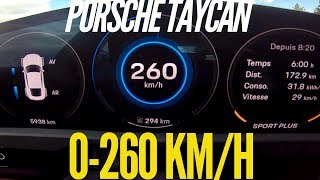 Porsche Taycan Turbo S  0260 kmh [upl. by Ithnan]