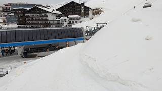 Skiing the secret link between the Hochgurglbahn amp Grobe Karbahn lifts  OBERGURGL GoPro  Apr 2024 [upl. by Vita]