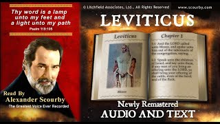 3  Book of Leviticus Read by Alexander Scourby  AUDIO amp TEXT  FREE on YouTube  GOD IS LOVE [upl. by Ibbison]