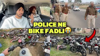 NEW BIKE HI POLICE NE FADLI😭  BOUND HOUGI MODIFIED BIKE😱  BEING BRAND [upl. by Bandler]