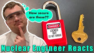 Nuclear Engineer Reacts to LockpickingLawyer quotThe Master Lock Paradox  Model 410 LOTO Padlockquot [upl. by Frodine]