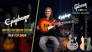 NEW Epiphone Inspired by Gibson Custom Guitars  Full 2024 Lineup Reveal [upl. by Kohsa]