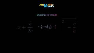 PROOF quotQuadratic Formulaquot [upl. by Chan]