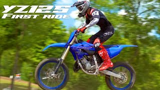 2022 YZ125 Two Stroke First Ride [upl. by Hanoy523]