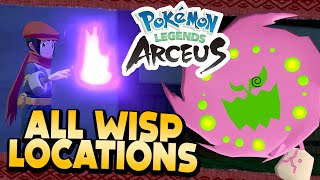 Collecting ALL 107 WISPS for Spiritomb in Pokémon Legends Arceus [upl. by Trevethick]