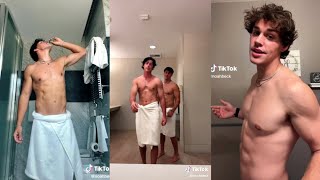 Sexy Noah Beck Shirtless TikTok Compilation  Part 1 [upl. by Letnuahs]