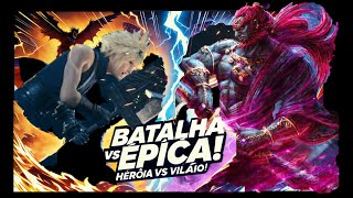 Cloud vs Ganondorf Confronto ÉPICO em Super Smash Bros Ultimate 🌩️🔥 [upl. by Osnerol476]