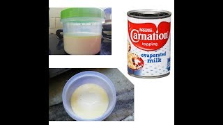 Evaporated milk recipe only one ingredient [upl. by Nytsirt686]