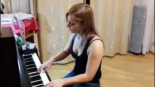 Rammstein  Mein Herz Brennt Piano Cover by Anastasiya Vlasyuk [upl. by Notle998]