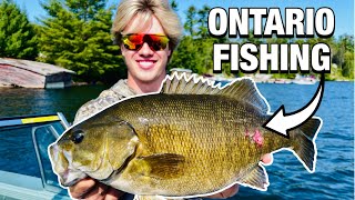 2024 CANADIAN FISHING TRIP  30 WALLEYE AND SMALLMOUTH BASS PART 1 [upl. by Juback]