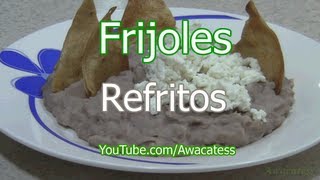 Como hacer Frijoles Refritos con Aceite Recetas de Cocina Faciles rapidas y Economicas mexicanas [upl. by Aicelav855]