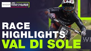 RACE HIGHLIGHTS  Elite Men Val Di Sole UCI Downhill World Cup [upl. by Ardnovahs]